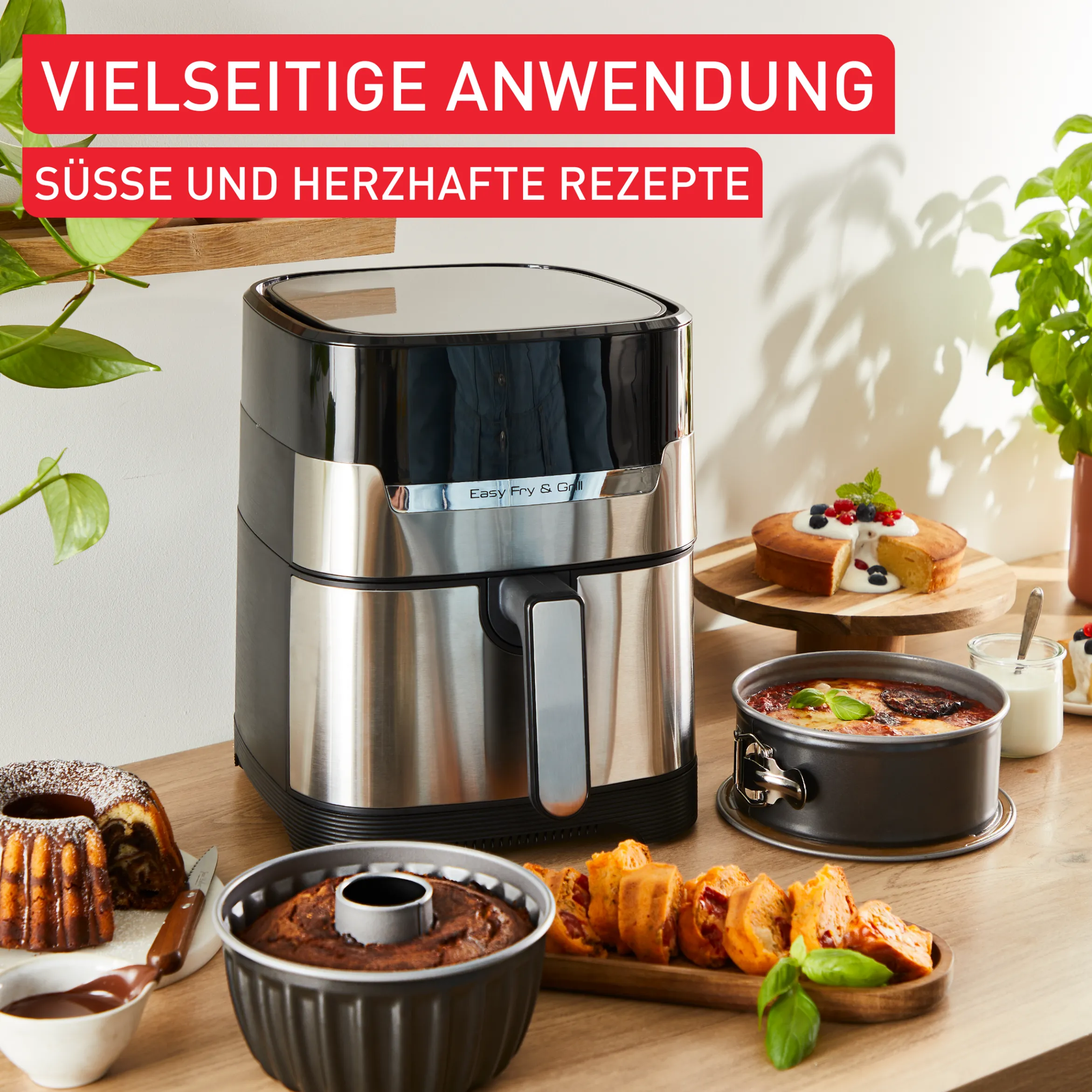 Backformen-Set 2 tlg. für die Heißluftfritteuse J176S204