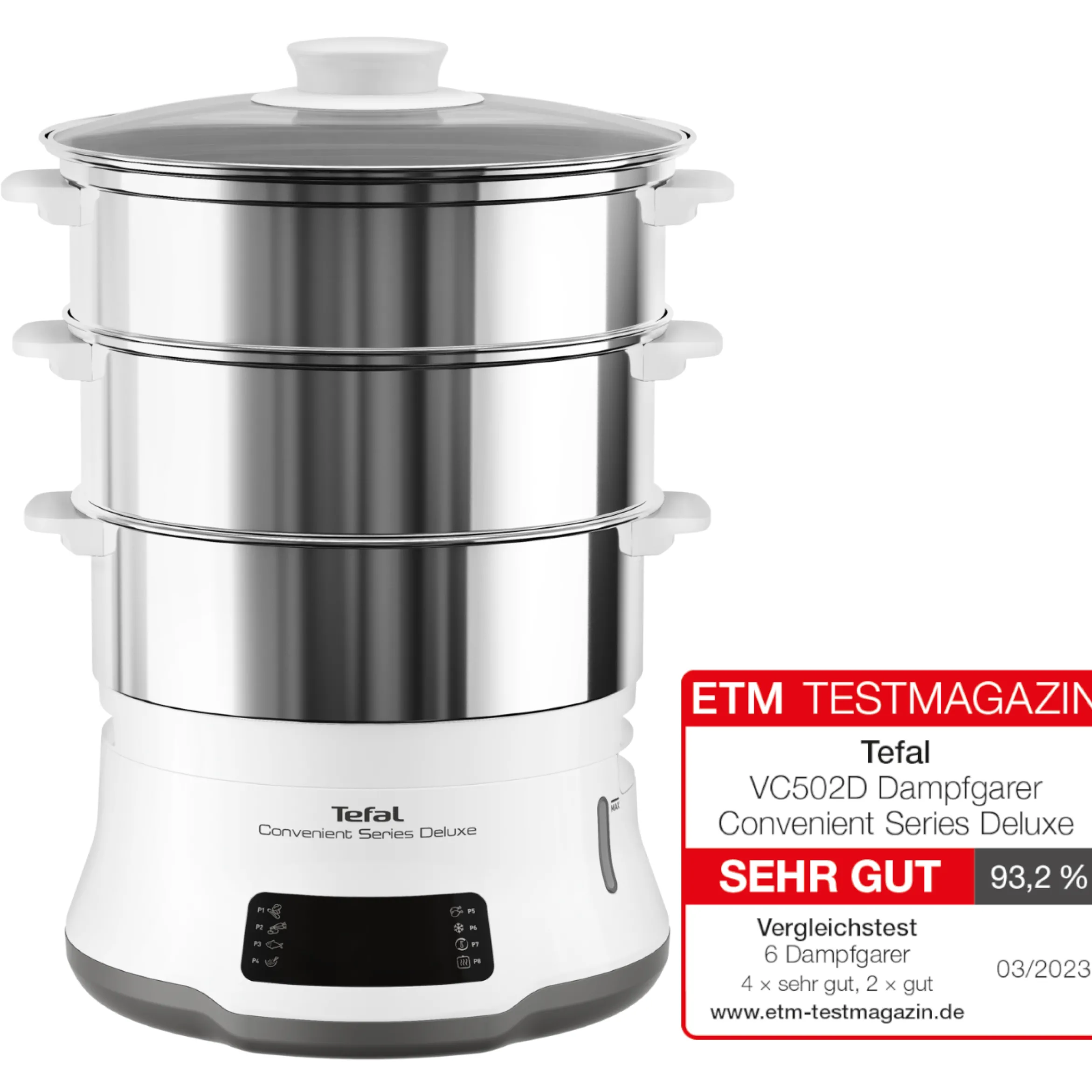 Convenient Series Deluxe Dampfgarer VC502D