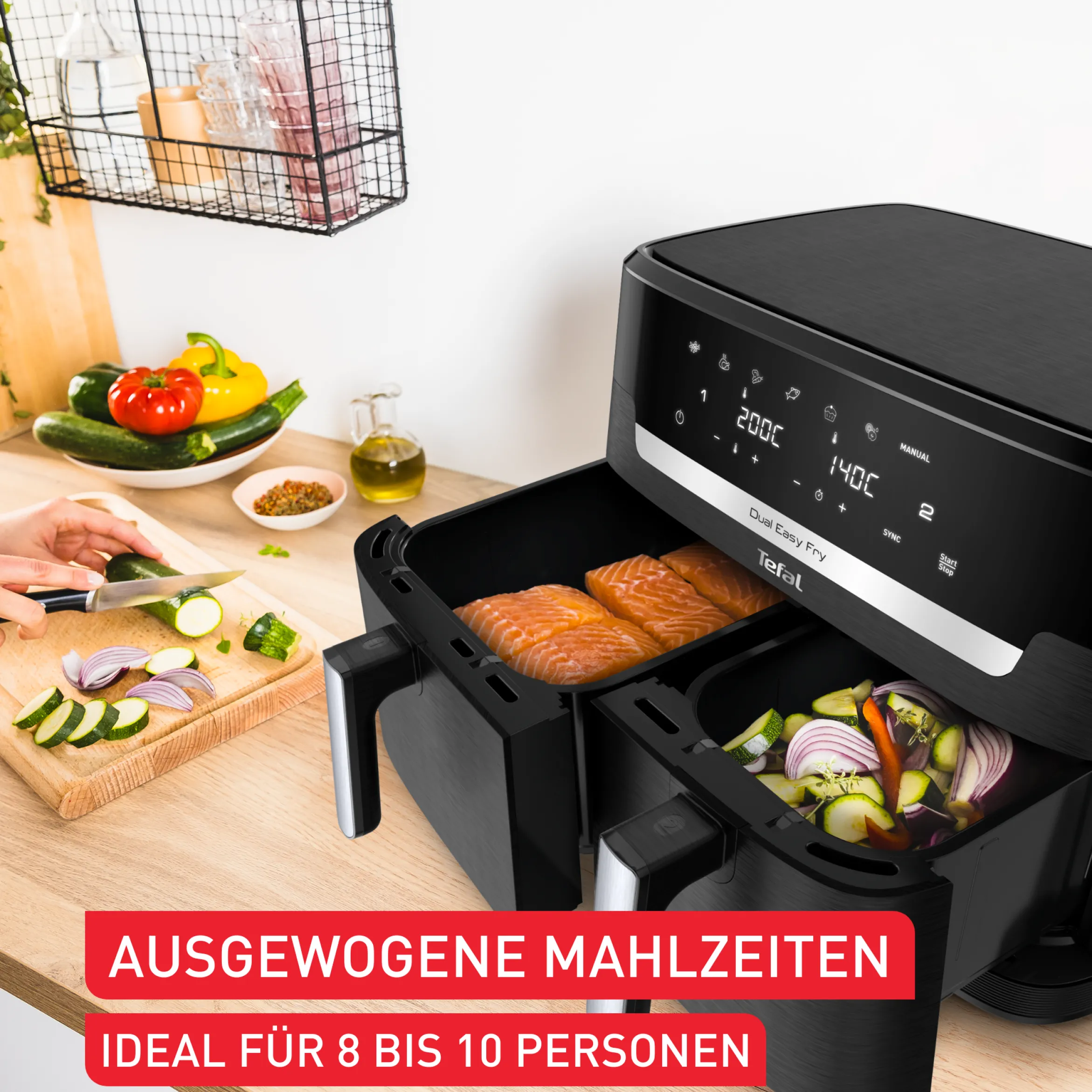 Dual Easy Fry XXL 11L Heißluftfritteuse EY9428
