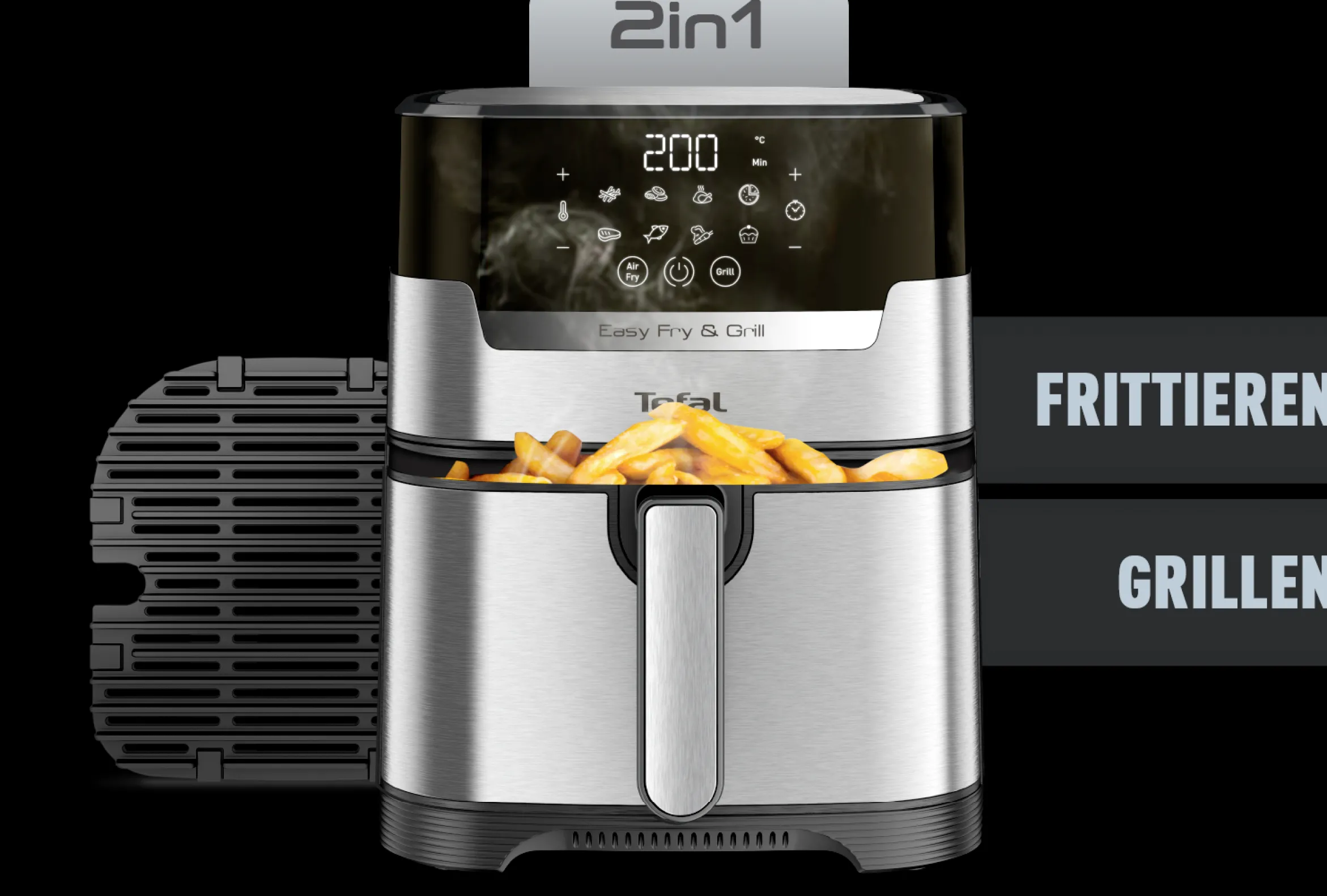 Easy Fry & Grill Deluxe Heißluftfritteuse EY505D