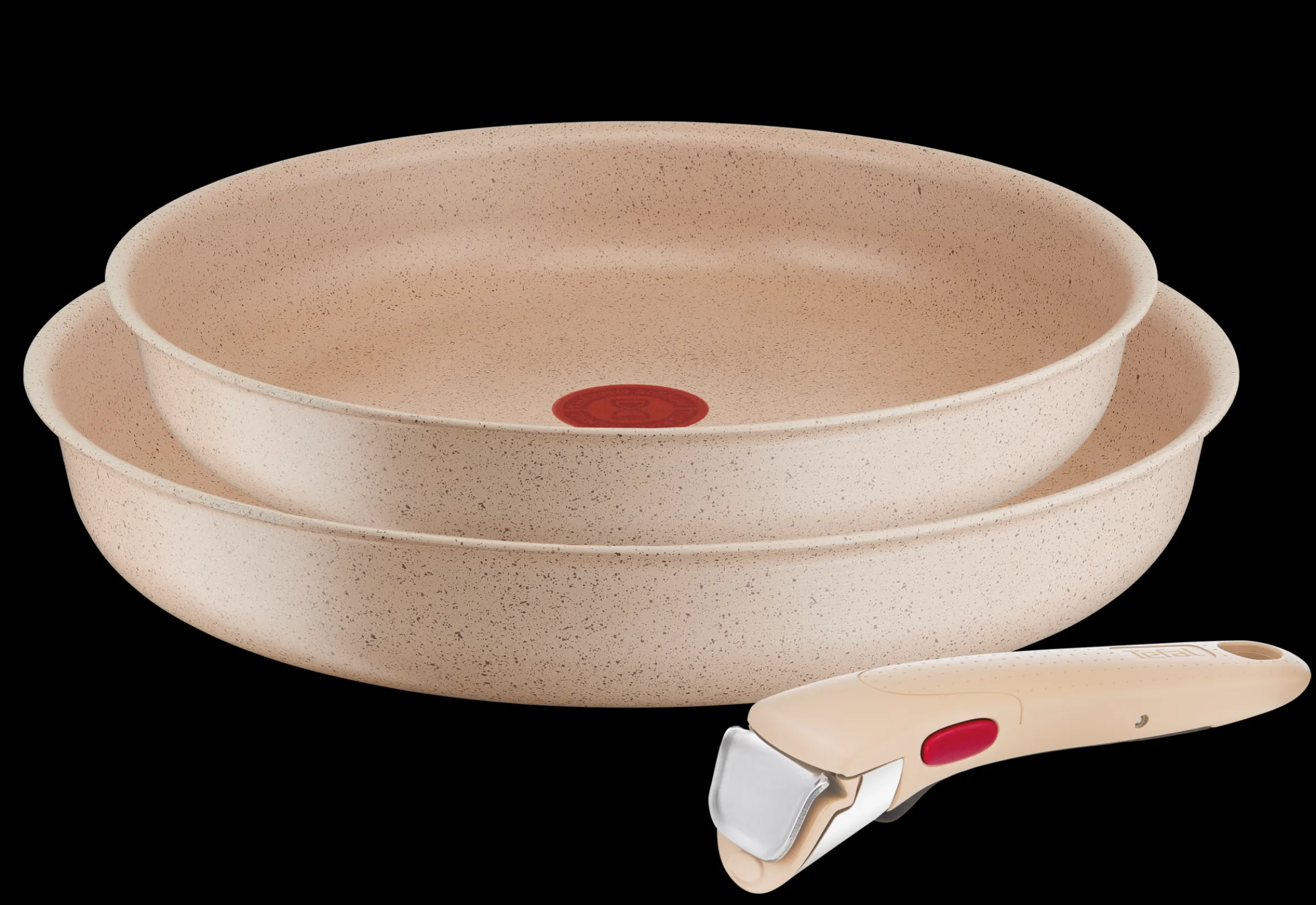 Ingenio Delight 3-teiliges Set (Pfannen 24/28cm + 1 Griff) L7839043